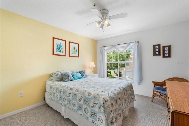 7018 Scrub Jay Way, Bradenton, FL 34203 - bedroom with carpet flooring and ceiling fan