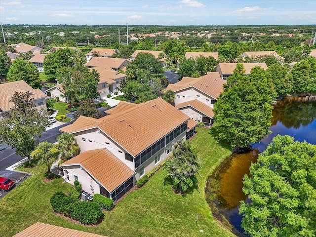 7018 Scrub Jay Way, Bradenton, FL 34203 - aerial perspective of suburban area featuring a large body of water