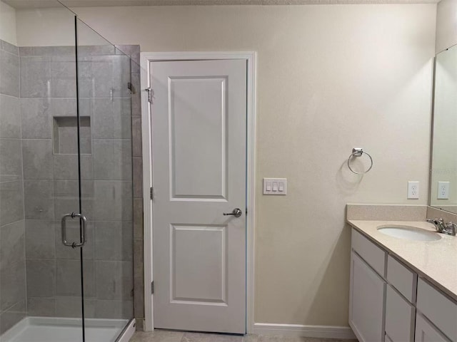 905 Rivers Crossing St, Clermont, FL 34714 - full bathroom with vanity and a stall shower