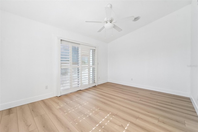 9410 Tara Cay Ct Unit 15, Seminole, FL 33776 - empty room featuring light wood-style floors and ceiling fan