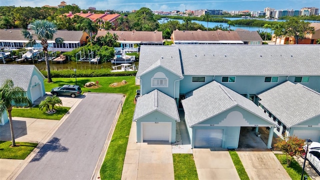 9410 Tara Cay Ct Unit 15, Seminole, FL 33776 - aerial view of residential area featuring a nearby body of water