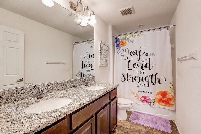 10146 Tuscan Sun Ave, Riverview, FL 33578 - full bath featuring double vanity and shower / bath combo