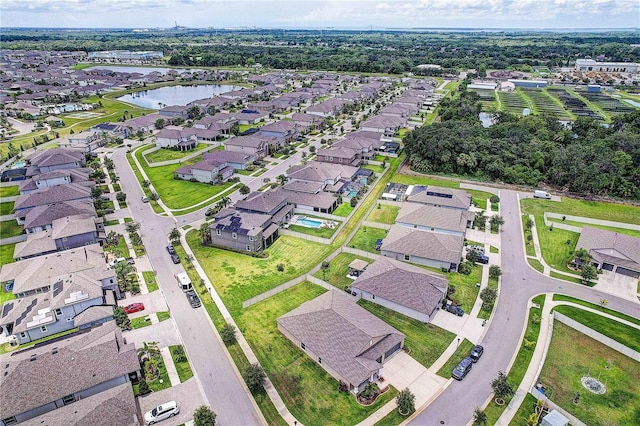10146 Tuscan Sun Ave, Riverview, FL 33578 - aerial overview of property's location featuring a nearby body of water and nearby suburban area