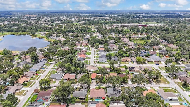1008 Mallow Way, Brandon, FL 33510 - aerial view of residential area with a large body of water