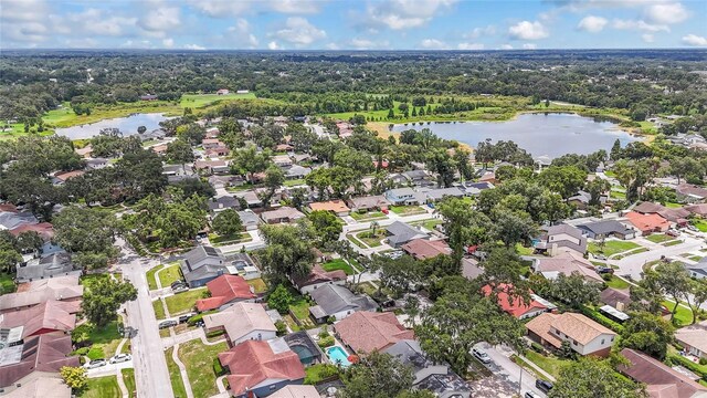 1008 Mallow Way, Brandon, FL 33510 - aerial overview of property's location featuring a nearby body of water and nearby suburban area