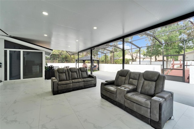 18852 Tracer Dr, Lutz, FL 33549 - sunroom / solarium with an outdoor living space