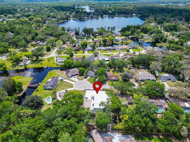18852 Tracer Dr, Lutz, FL 33549 - view of property location featuring a nearby body of water and nearby suburban area