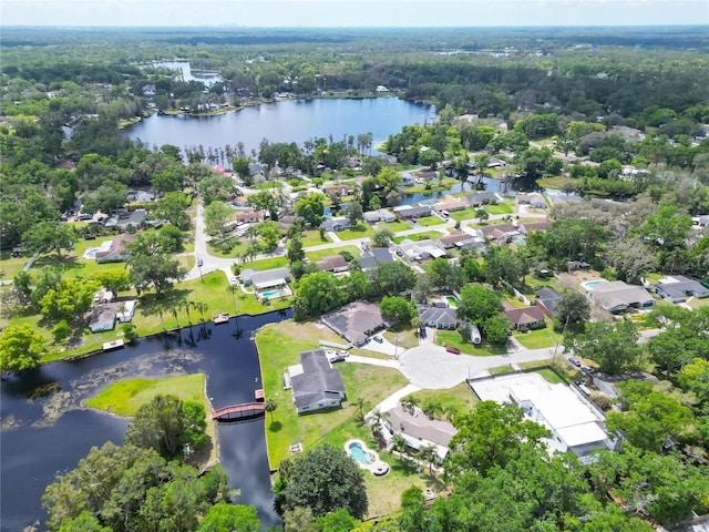 18852 Tracer Dr, Lutz, FL 33549 - view of property location featuring a large body of water and nearby suburban area