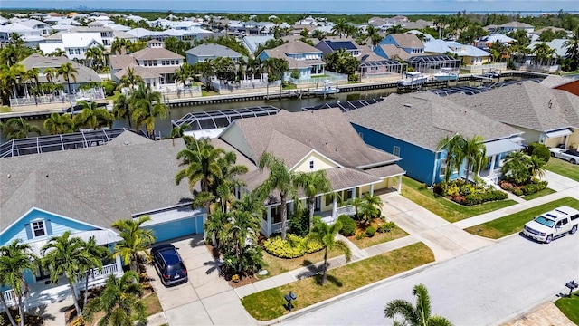 5720 Tortoise Pl, Apollo Beach, FL 33572 - aerial view of residential area featuring a large body of water