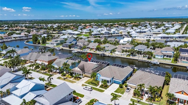 5720 Tortoise Pl, Apollo Beach, FL 33572 - aerial view of residential area with a nearby body of water