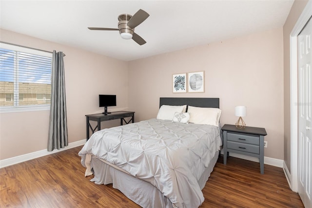 1395 Alston Bay Blvd, Apopka, FL 32703 - bedroom with wood finished floors and ceiling fan