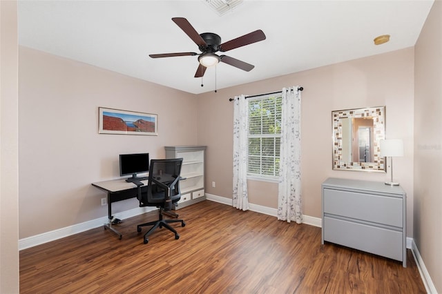 1395 Alston Bay Blvd, Apopka, FL 32703 - office space with wood finished floors and ceiling fan