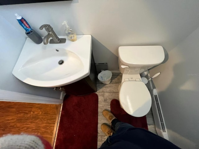 123 Rocky Rd, Lackawaxen, PA 18435 - bathroom with a sink and toilet