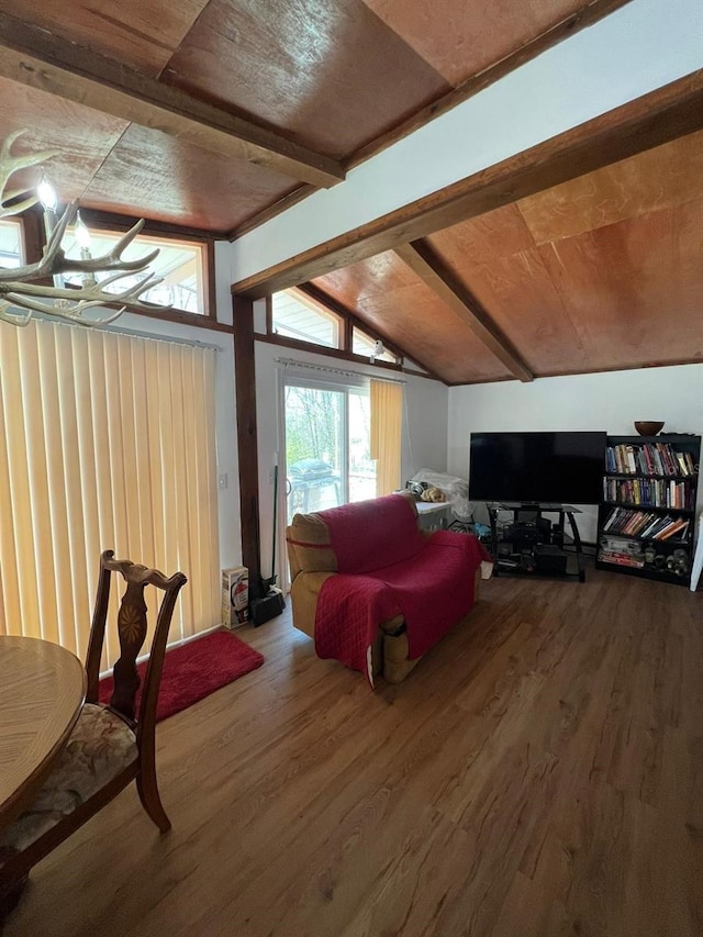 123 Rocky Rd, Lackawaxen, PA 18435 - living room featuring wood finished floors