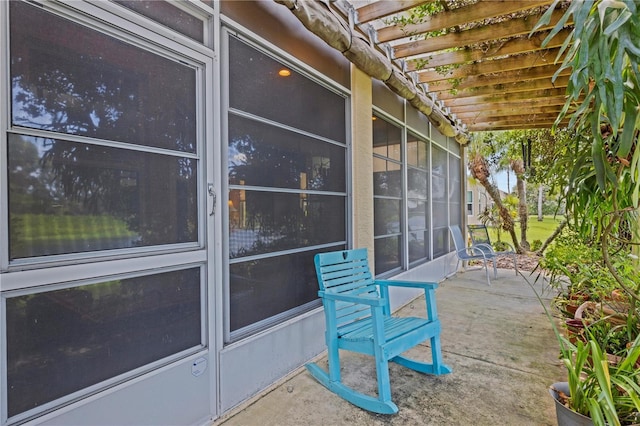 3503 92nd Ave E, Parrish, FL 34219 - view of patio with a pergola