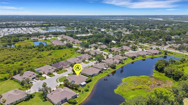 3503 92nd Ave E, Parrish, FL 34219 - aerial perspective of suburban area with a nearby body of water
