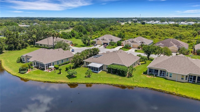 3503 92nd Ave E, Parrish, FL 34219 - aerial perspective of suburban area featuring a large body of water