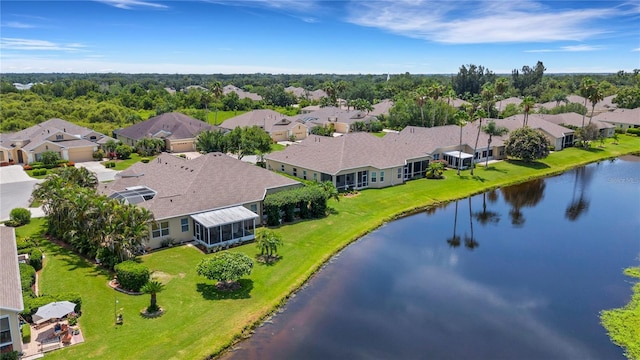 3503 92nd Ave E, Parrish, FL 34219 - aerial perspective of suburban area featuring a large body of water