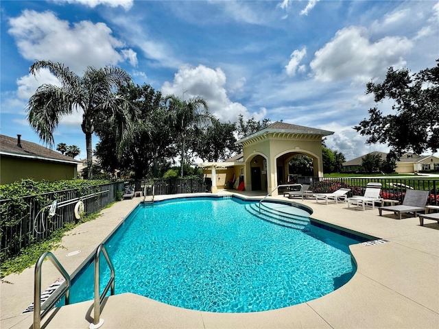 3503 92nd Ave E, Parrish, FL 34219 - community pool featuring a patio area