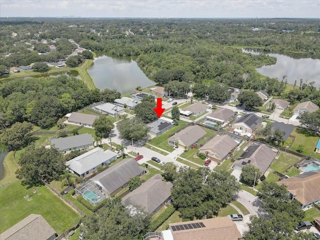 1462 Lake Shore Ranch Dr, Seffner, FL 33584 - view of property location featuring a nearby body of water and nearby suburban area