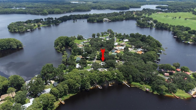 6607 S Merleing Loop, Floral City, FL 34436 - aerial view of a nearby body of water