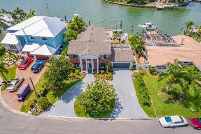 4545 Harbor Hills Dr, Largo, FL 33770 - aerial view of residential area with a nearby body of water