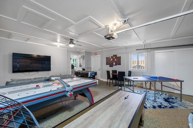 4545 Harbor Hills Dr, Largo, FL 33770 - recreation room featuring attic access and healthy amount of natural light
