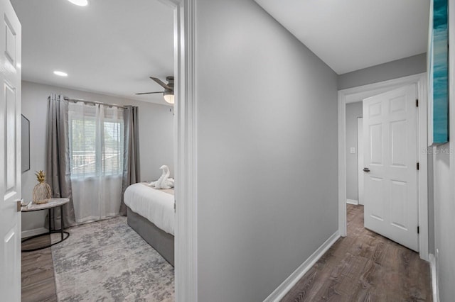 4545 Harbor Hills Dr, Largo, FL 33770 - bedroom with wood finished floors and recessed lighting