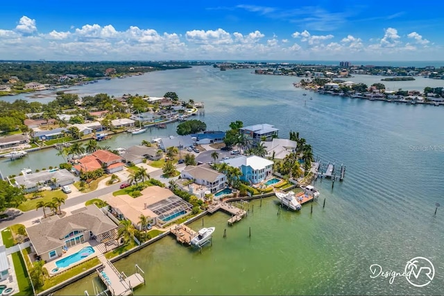 4545 Harbor Hills Dr, Largo, FL 33770 - drone / aerial view of a large body of water