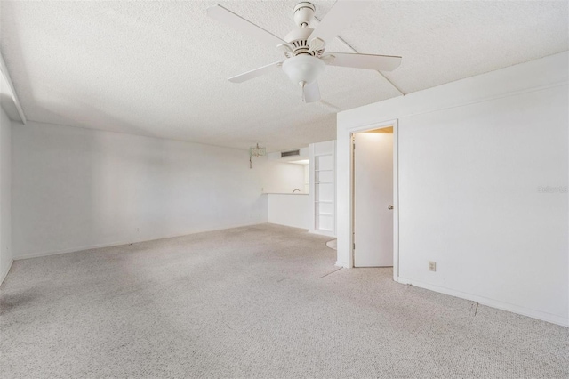2617 Cove Cay Dr Unit 706, Clearwater, FL 33760 - carpeted spare room with ceiling fan and a textured ceiling