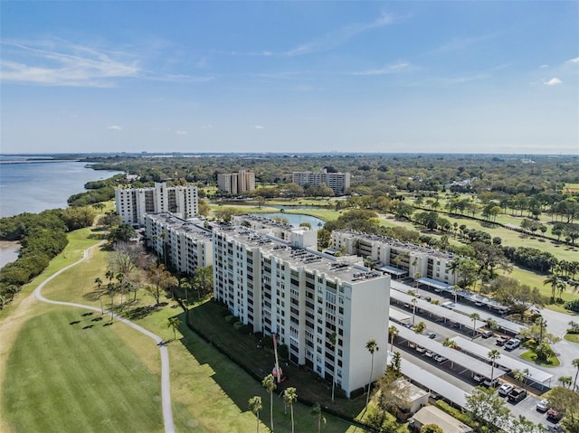 2617 Cove Cay Dr Unit 706, Clearwater, FL 33760 - bird's eye view of a nearby body of water and apartment complex / building