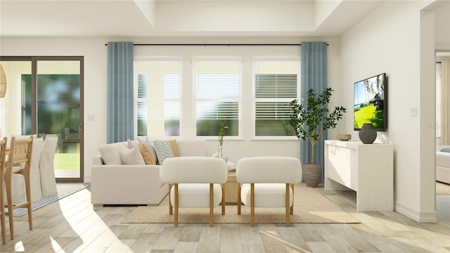 7534 E 117th Ln, Palmetto, FL 34221 - dining room with light wood finished floors and healthy amount of natural light