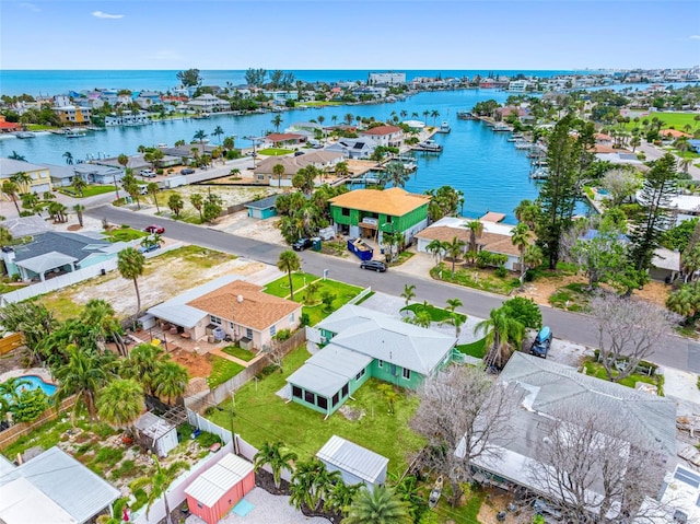 540 80th Ave, St Pete Beach, FL 33706 - aerial view of residential area featuring a nearby body of water