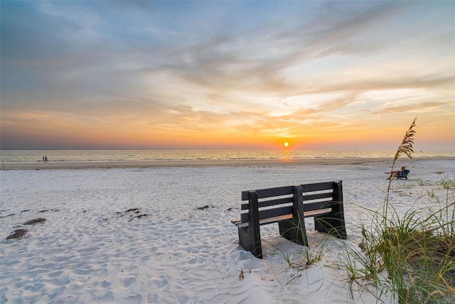 540 80th Ave, St Pete Beach, FL 33706 - dock area featuring view of water and beach