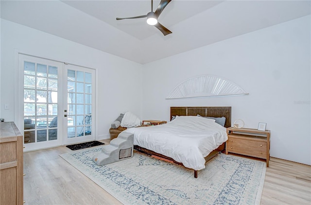 3012 Colonial Ridge Dr, Brandon, FL 33511 - bedroom featuring wood finished floors, access to outside, and ceiling fan