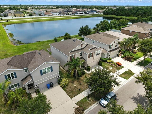 10603 Avian Forrest Dr, Riverview, FL 33578 - aerial view of residential area featuring a nearby body of water