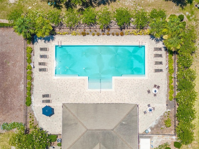 8814 Red Beechwood Ct, Riverview, FL 33578 - view of subject property with a pool