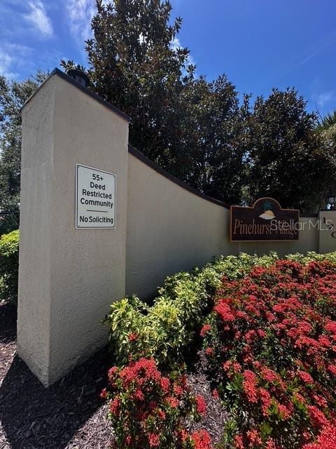 1701 Pinehurst Rd Unit 13C, Dunedin, FL 34698 - view of community sign