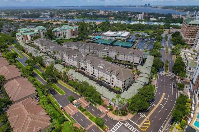 501 Knights Run Ave Unit 1317, Tampa, FL 33602 - aerial view of property's location with nearby urban area and a nearby body of water