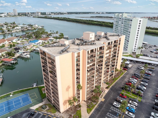 51 Island Way Unit 411, Clearwater Beach, FL 33767 - view of urban area featuring apartment complex / building and a large body of water