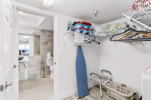 18500 Gulf Blvd Unit 503, Indian Shores, FL 33785 - spacious closet with wood finished floors