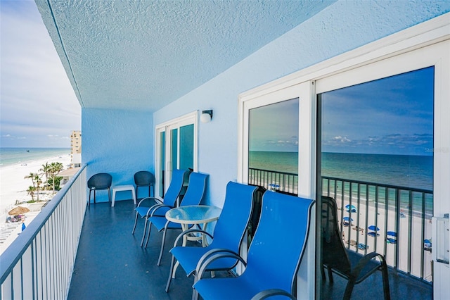 18500 Gulf Blvd Unit 503, Indian Shores, FL 33785 - balcony with view of water and beach