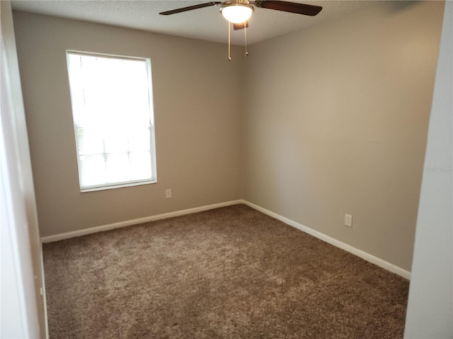 4009 Forecast Dr, Brandon, FL 33511 - spare room with a ceiling fan and carpet