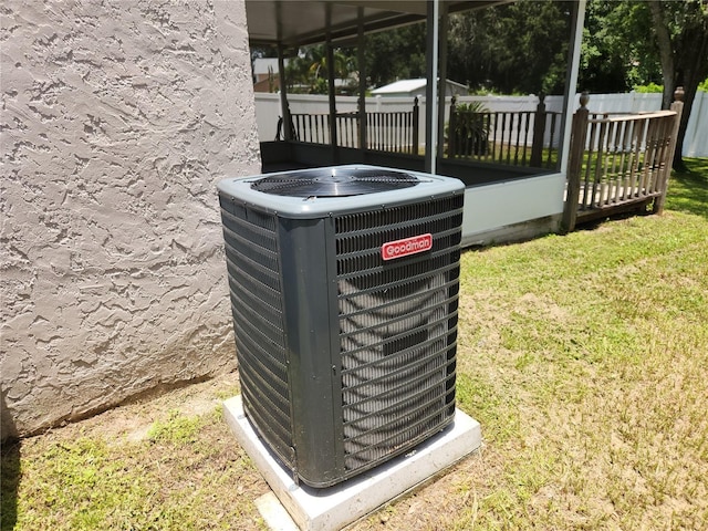 4009 Forecast Dr, Brandon, FL 33511 - exterior view of a central air condition unit