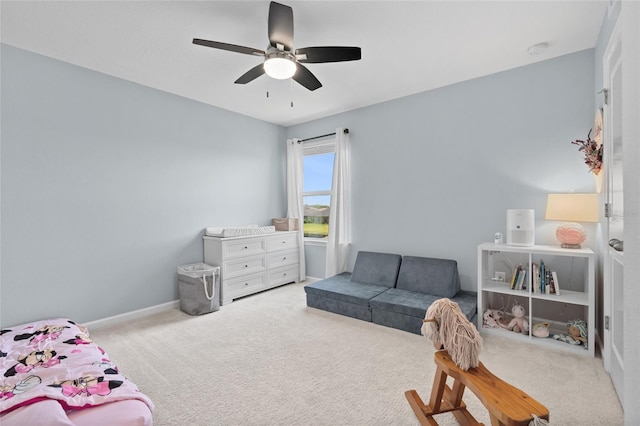 10618 Daybreak Gln, Parrish, FL 34219 - bedroom with carpet and ceiling fan