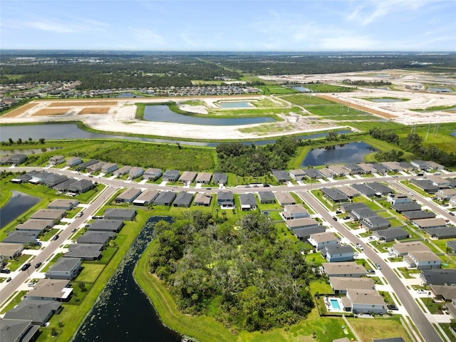 10618 Daybreak Gln, Parrish, FL 34219 - aerial overview of property's location featuring a nearby body of water and nearby suburban area