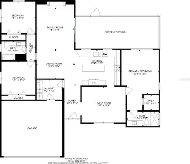 11141 Carla Dr, Largo, FL 33774 - view of room layout