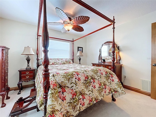 11141 Carla Dr, Largo, FL 33774 - bedroom with carpet flooring and ceiling fan