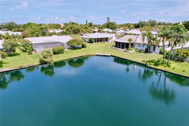 11141 Carla Dr, Largo, FL 33774 - aerial view of residential area with a nearby body of water