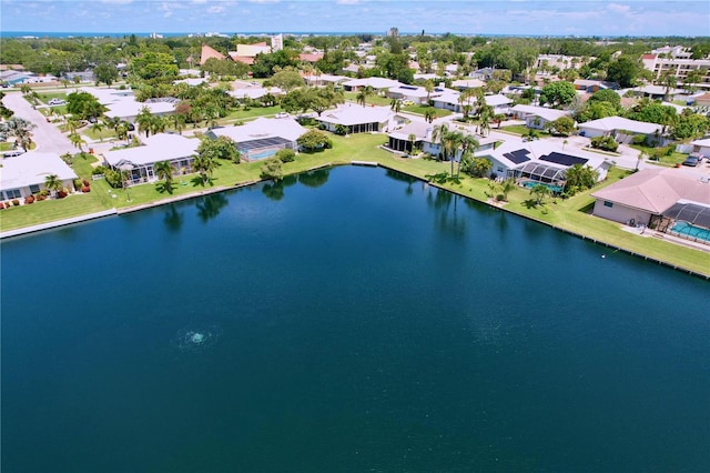 11141 Carla Dr, Largo, FL 33774 - aerial view of residential area with a large body of water